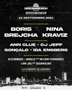 Cartel DreamBeach Madrid Edition 2021
