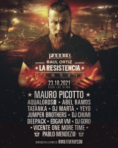 Cartel de La Resistencia que se celebrará el 23 de octubre