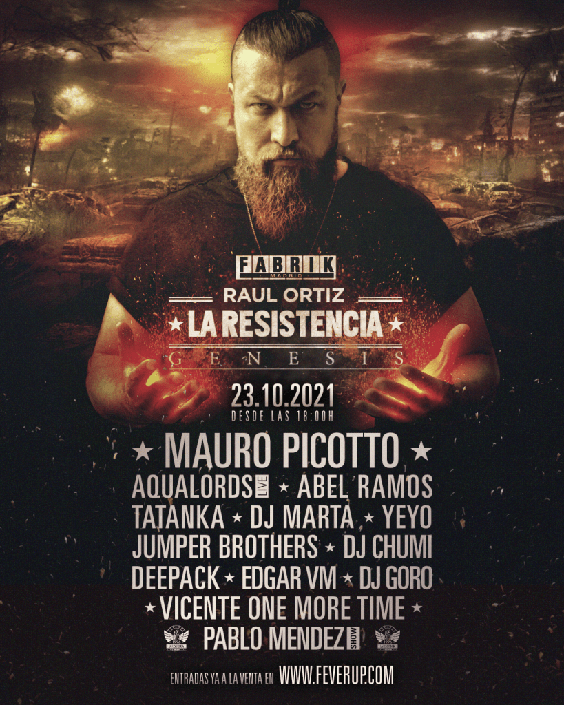 Cartel de La Resistencia que se celebrará el 23 de octubre