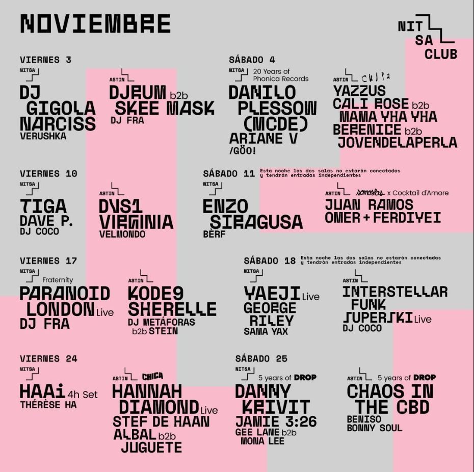 Nitsa Club Noviembre