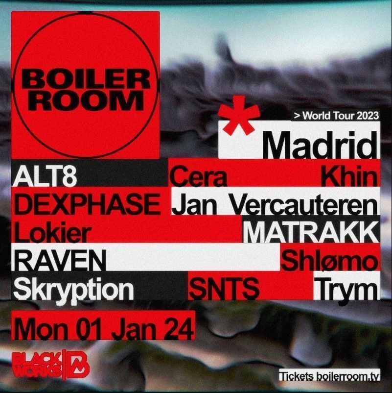 Blackworks X Boiler Room 1 de Enero