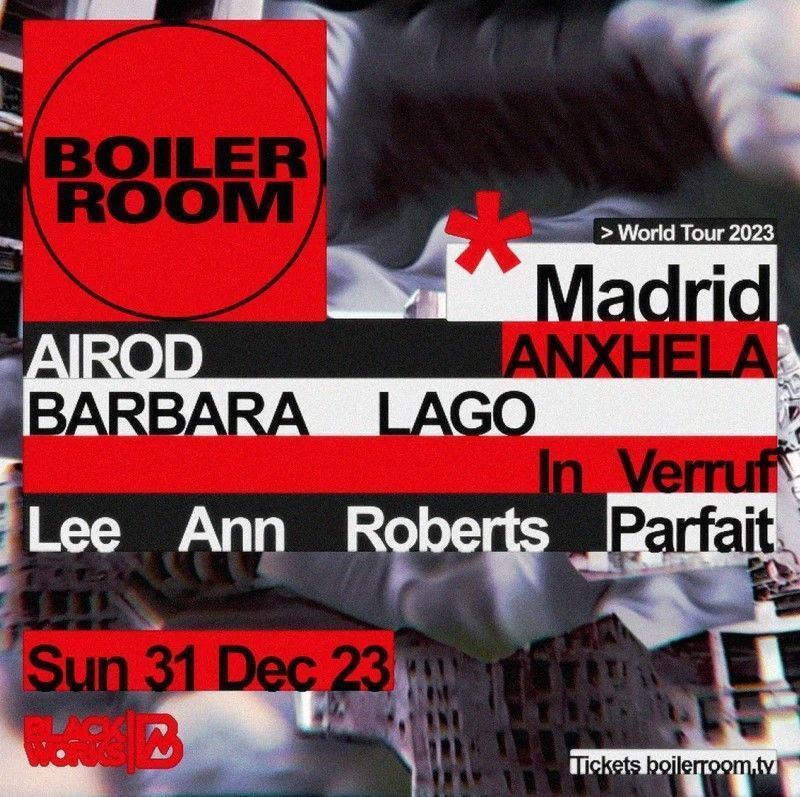Blackworks X Boiler Room 31 de Diciembre