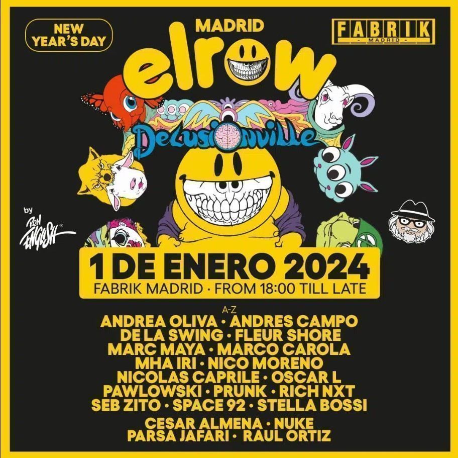 ElRow celebrará Delusionville en Año Nuevo