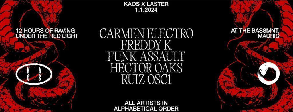 KAOS X LASTER at The Bassmnt Madrid